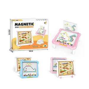 Kinder Puzzle Bildung Kunst Malerei Spielzeug Doppelseitiges Labyrinth Magnetisches Zeichenbrett mit Stand füßen Schreibtafel Spielzeug für Kinder - Product Image 1