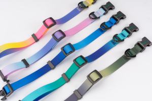 調節可能なチャーム付きPVC製犬用首輪、毎日の散歩に最適な厚手の犬用首輪、40～60cmの高級PVC製犬用首輪 - Product Image 3