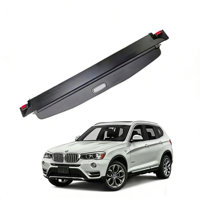 Cache-bagages intérieur pour BMW X3 2002-2009 Accessoires intérieurs de coffre de voiture Cache-bagages de coffre rétractable