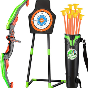 Jeu de tir à l'<span class=keywords><strong>arc</strong></span> lumineux pour enfants, jouets de sport d'intérieur et d'extérieur pour enfants, <span class=keywords><strong>arc</strong></span> et flèches en plastique - Product Image 1