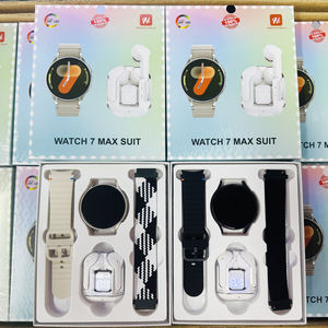 Reloj <span class=keywords><strong>7</strong></span> Max SUIT Smartwatch con auriculares inalámbricos 2 correas Pantalla HD BT Llamadas Monitor de salud corporal de metal Relojes inteligentes deportivos - Product Image 6