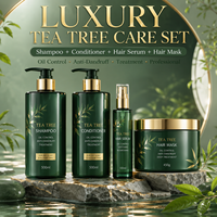 Shampoo capillaire professionnel au théier de luxe, antipelliculaire, hydratant, nourrissant, rafraîchissant, vente en gros, personnalisé pour salon