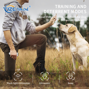 Dispositivo de collar antiladridos para exteriores, dispositivo de control de ladridos ultrasónico, recargable, nuevo - Product Image 2