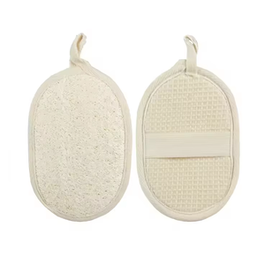 Nettoyant naturel éco-certifié pour le corps Douche ovale Spa Bain Épurateur Loofah Éponge Brosses Filet Matériau Tampons Sacs Serviettes - Product Image 3