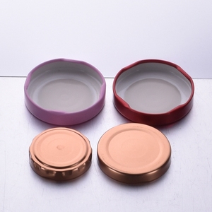 LOGOTIPO personalizado 70mm Multicolor roscado para botella de bebida sellada medicina comida caramelo tarro Metal Lug Finish Caps - Product Image 3