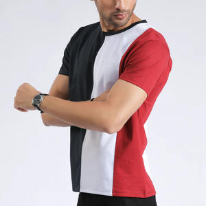 เสื้อยืดแขนสั้นผู้ชายสั่งทำได้ทุกขนาด บริการ OEM คุณภาพสูง สีพื้น เสื้อยืดลำลองผู้ชาย - Product Image 6