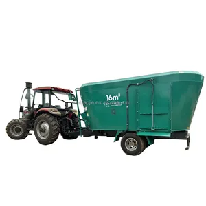 PTO Driven Cattle Feed Mixer Wagon Dairy Farm Equipment TMR Cattle Feed Mixer