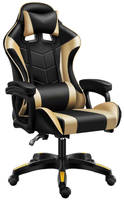 Chaise de jeu de course de joueur de bureau, chaises de jeu ergonomiques en cuir avec réglable et massage, les couleurs de chaise peuvent être personnalisées