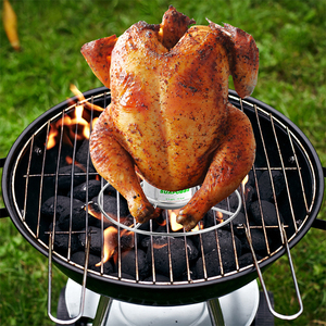 Soporte Vertical de Acero Inoxidable para Asar Pollo en Lata de Cerveza, para Parrilla, Horno, Ahumador, para Acampar al Aire Libre - Product Image 5