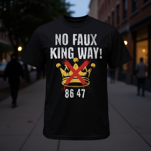 Camiseta No Faux King Way 86 47 con Diseño de Corona, Ropa Promocional - Product Image 3