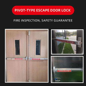 Thiết kế hiện đại thép <span class=keywords><strong>Push</strong></span> Rod loại chống cháy thoát cửa khóa vít sàn đến trần an toàn đoạn báo động cửa sổ phụ kiện cho - Product Image 6