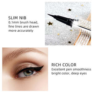 قلم كحل Colle fu Ils ذاتي اللصق, قلم كحل 2 في 1 من مستحضرات التجميل ، مضاد للماء - Product Image 3