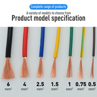 Cables Eléctricos de Cobre DE UN Solo Núcleo para RV, Cables Eléctricos de 1mm, 1,5mm, 2,5mm, 4mm, 6mm, 10mm, 300/500V, 1mm, 1mm, 1mm, 1mm,/V, Precios