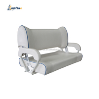 Siège double personnalisé pour yacht, chaise arrière de bateau avec prix d'usine, matériau PU, charnière en acier pour usage marin sur navires