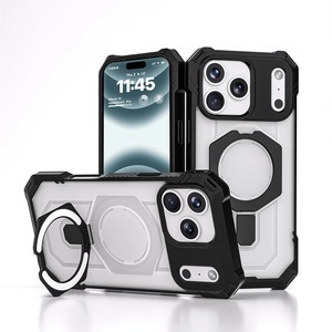 Étui de téléphone magnétique pliable avec support pour <span class=keywords><strong>iPhone</strong></span> 16 17 Pro Max, protection des coins, compatible avec la charge sans fil, CHAOYIDIAN - Product Image 6