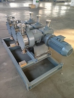 Pompe doseuse à diaphragme hydraulique triplex |   Pompe doseuse à mouvement alternatif à 3 têtes pour le traitement des produits chimiques, des huiles et de l'eau |   PTFE 50MPa
