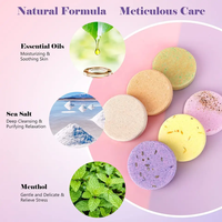 Vente en gros de tablettes douche longue durée Vapeurs douche bio huiles essentielles naturelles aromathérapie avec emballage personnalisé