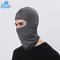 Couleur pure Logo personnalisé cagoule personnalisé Sport de plein air hiver coupe-vent crâne masque cagoule été Protection masques masques