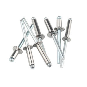 Rivets à tête plate galvanisés de haute qualité SS 304 solides ronds toutes les tailles <span class=keywords><strong>Pop</strong></span> aluminium Double rivets à noyau ouvert grand <span class=keywords><strong>Rivet</strong></span> à tête plate - Product Image 5