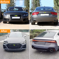 Kit carrosserie A7 19-25 pour Audi A7 11-18 : Pare-chocs avant et arrière, calandre avec kit de contour – Restylage esthétique