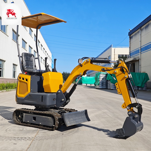 Kylin <span class=keywords><strong>1</strong></span> tấn mini bánh xích máy xúc cho trang trại Swing Boom thủy lực ngón tay cái kẹp epa4 động cơ động cơ & bơm nhà máy mới giá - Product Image 1