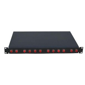 Boîtier de terminaison fibre optique de haute qualité à <span class=keywords><strong>12</strong></span> ports, connecteur FC métallique, pour montage en rack 19 pouces, pour FTTH intérieur - Product Image 1