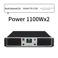 LCD renkli ekran ile Bekboes PA serisi 4 kanal profesyonel devre ses güç amplifikatörü 1000w
