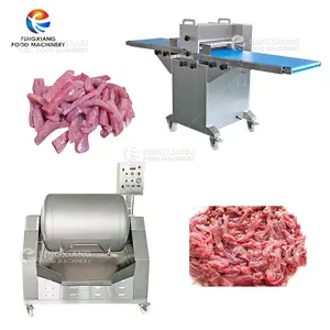 Industrial usage bone cutting machine meat slicer Vacuum Roll Kneading Marinator Marinated Meat for Beef Mutton Pork