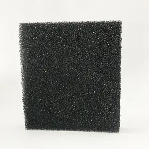 Supply Activated Carbon Filter Sponge Foam Good Purification Effect Polyurethane Sponge Mesh Filter For Improve Air Quality