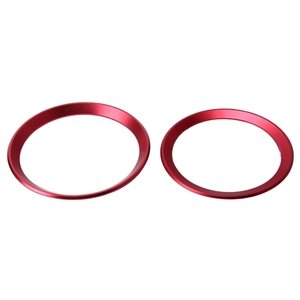 2 unids/set de pegatina de anillo de decoración de aleación, decoración de anillo de logotipo delantero de coche, anillo de emblema de capó embellecedor de cubierta trasera para <span class=keywords><strong>BMW</strong></span> serie 3/5 - Product Image 5
