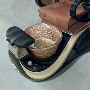 Kisen Popular New Hot Luxury Full Body Massage Manicure <b>Portable</b> Pedicure Spa Chair Magnetic Jet for Nail Beauty Salon - Product Image 5