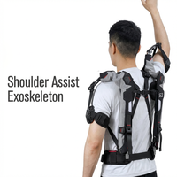 Exosquelette passif robuste pour travaux en hauteur, composant élastique CrimsonFR réduit la charge sur les épaules pour le personnel de chantier et d'usine