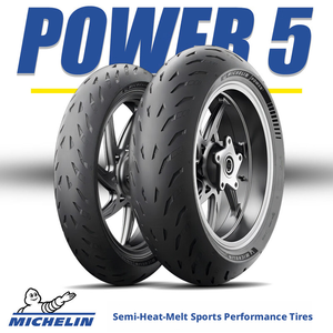 ยางมอเตอร์ไซค์ POWER 5 รุ่น High Performance Radial Tubeless ขนาด 120/70ZR17, 160/60ZR17, 180/55ZR17 สำหรับล้อหลัง ใช้แทน/ซ่อมแซม ยางใหม่ - Product Image 2