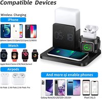 Bestseller Produkte Großhandel benutzer definierte LED digitale Wecker 3 in 1 schnelle drahtlose Ladegerät Handy Ladegerät Licht