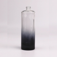Deluxe 100ml Brun Cylindre Verre Cosmétique Bouteille De Parfum Pompe Pulvérisateur Sérigraphie Écologique Unique Nouveau Design Parfum