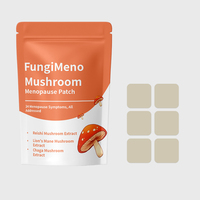 Extrait de champignons Reishi, Crinière de lion, Chaga FungiMeno, Patch transdermique hypoallergénique pour la ménopause