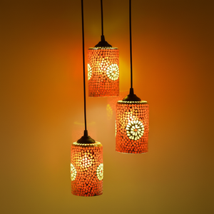 ที่ใส่เสากระจกโมเสก LED ทำมือสำหรับบ้านและโรงแรมมีหลายสี - Product Image 1