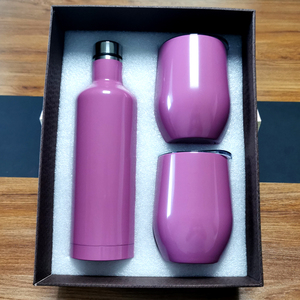 Set regalo bicchiere <span class=keywords><strong>da</strong></span> <span class=keywords><strong>vino</strong></span> Set tazza <span class=keywords><strong>da</strong></span> <span class=keywords><strong>vino</strong></span> in acciaio inossidabile Set bottiglia <span class=keywords><strong>da</strong></span> <span class=keywords><strong>vino</strong></span> isolata sottovuoto a doppia parete - Product Image 6
