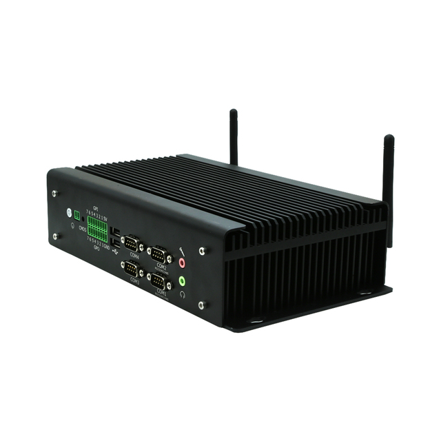 Industrial PC with TPM 2.0 Hardware Security Encryptions GT1300 Mini Computer I5 10200H I7 10750H With 2LAN 6COM Barebone GPIO