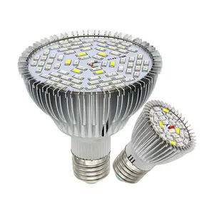 Lâmpadas LED de crescimento de plantas 30W 50W 80W Espectro completo LED E27 LED Horticultura para aquário iluminação LED