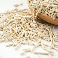 Litière pour chat en tofu, fibres de pois, agglomérante, étiquette personnalisée, biodégradable, faible teneur en poussière, écologique, litière en sable de tofu pour animaux de compagnie