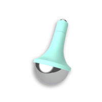 Rouleau de massage facial en acier inoxydable/ABS de qualité supérieure, couleur et logo personnalisables, outil de soin de la peau du visage et des yeux, FCA