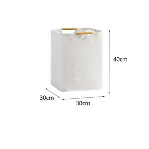 Keranjang cucian kotor, keranjang penyimpanan tahan air kapasitas besar, ember penyimpanan mainan pakaian rumah tangga lipat - Product Image 2