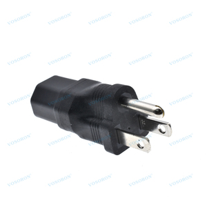 Convertisseur d'alimentation CA NEMA 5-15P vers <span class=keywords><strong>IEC320</strong></span> <span class=keywords><strong>C15</strong></span>, prise standard américaine 3 broches mâle vers adaptateur d'alimentation <span class=keywords><strong>C15</strong></span> 3 trous - Product Image 6
