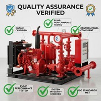 Ensemble de pompes à eau haute pression MINGCHUAN à moteur diesel pour systèmes d'incendie et d'hydrant de bâtiment