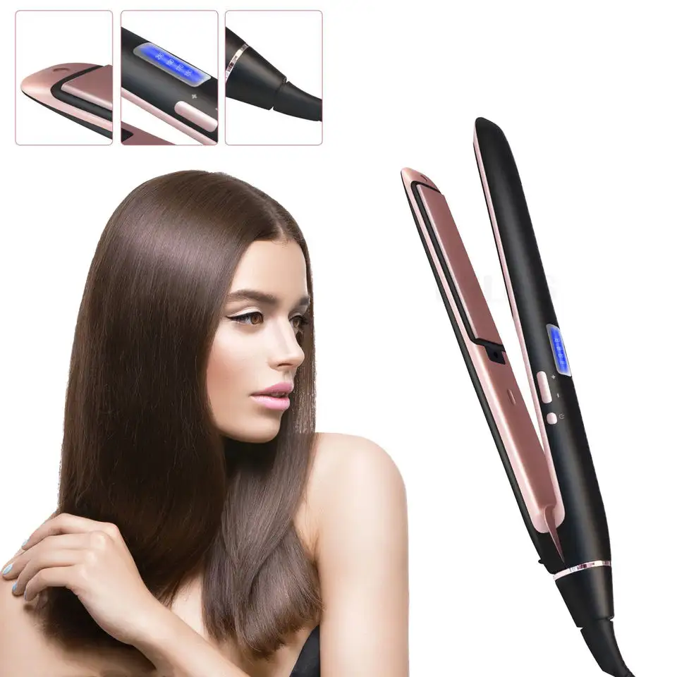 Nẹp Điện Chuyên Nghiệp Máy Duỗi Tóc 2 Trong 1 Dụng Cụ Uốn Tóc Chuyên Nghiệp Cho Salon Tóc Máy Duỗi Tóc Chống Bỏng