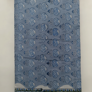 Tela de Algodón Tricot Floral con Estampado a Mano para Confección de Vestidos de Niñas y Mujeres, Material de Costura Transpirable y Ecológico, Venta al Por Mayor - Product Image 1