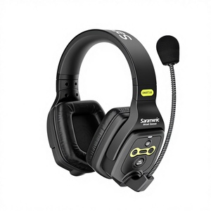 Système d'intercom <span class=keywords><strong>sans</strong></span> <span class=keywords><strong>fil</strong></span> Full-Duplex Fengdi WiTalk avec <span class=keywords><strong>casque</strong></span> monté sur <span class=keywords><strong>la</strong></span> tête <span class=keywords><strong>pour</strong></span> les directeurs de diffusion en direct et de production cinématographique et télévisuelle - Product Image 1