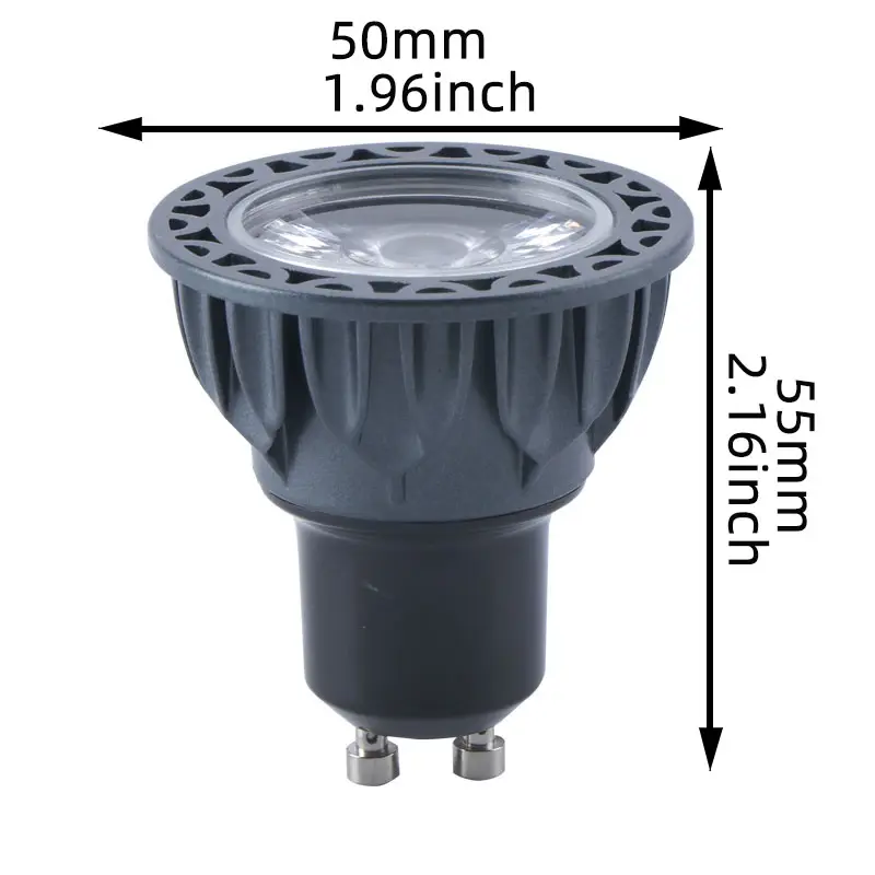 LED GU10 Spotlight 10 độ hẹp Chùm tia góc gu 10 chỗ ánh sáng bóng đèn