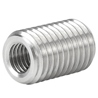Écrou à insertion en aluminium de haute qualité en acier inoxydable M4 M5 M8 M10 M12 M16, adaptateur de vis à filetage intérieur/extérieur pour le bois